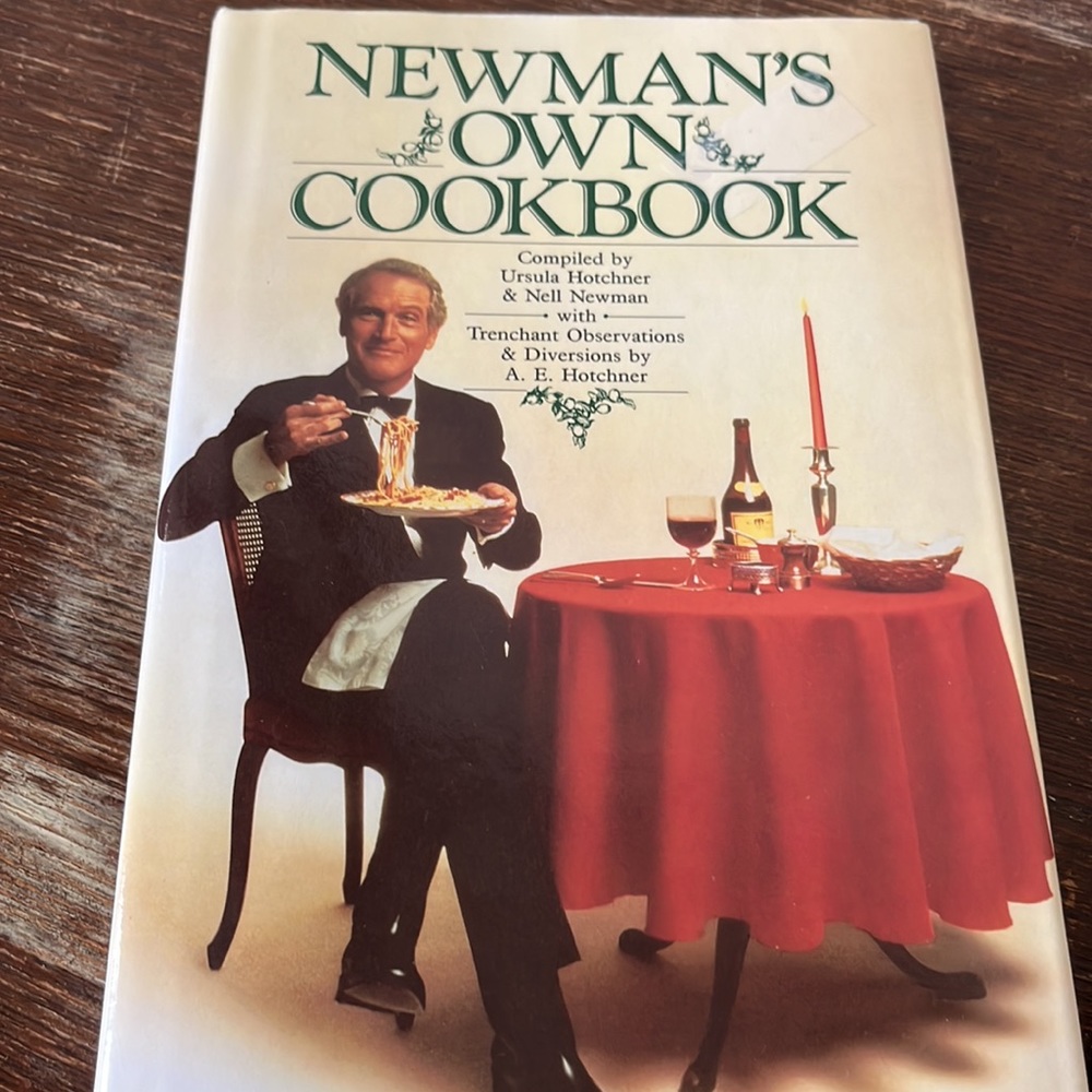Paul Newman’s Own Cookbook 1985 Hardback with Dust Cover